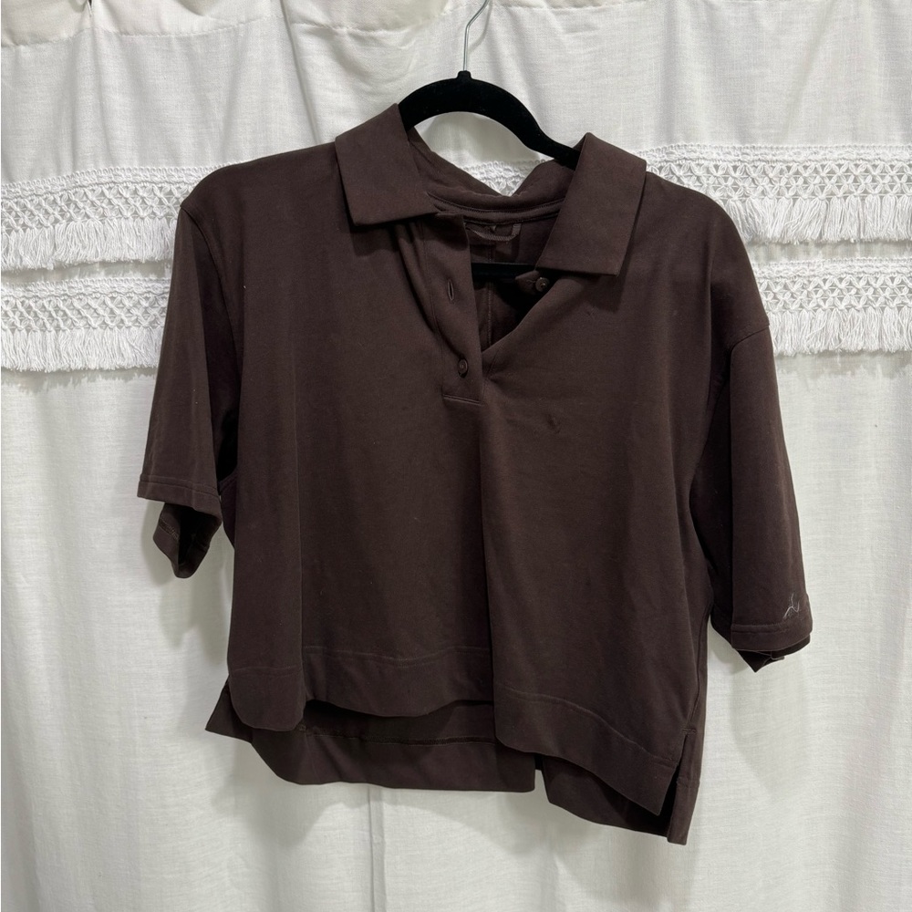 lululemon heavy weight cotton polo
